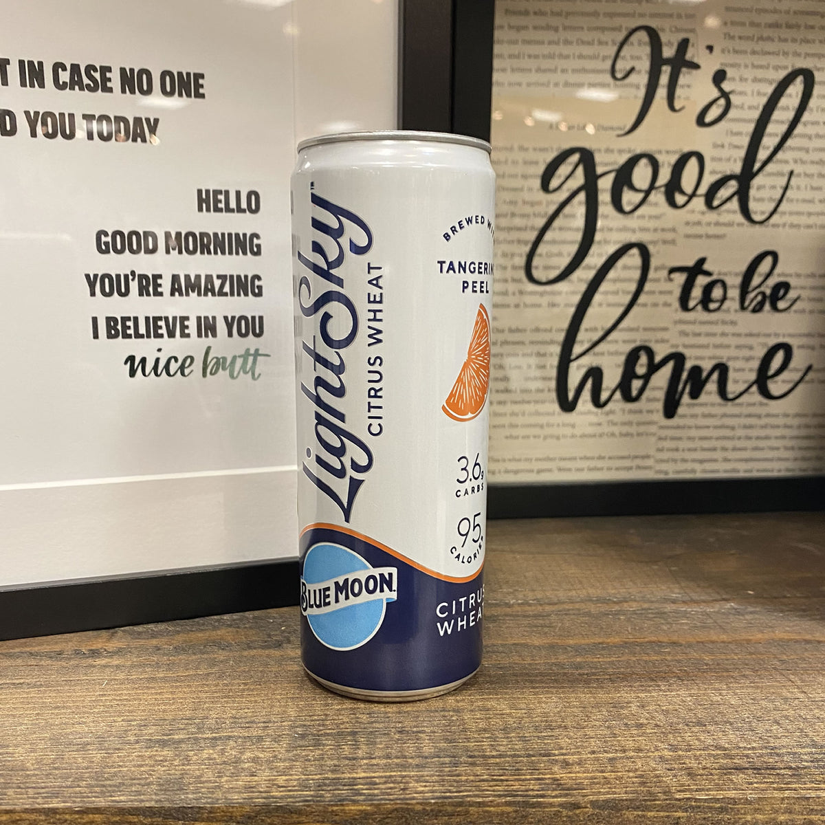 Blue Moon Light Sky Upcycled Can Candle