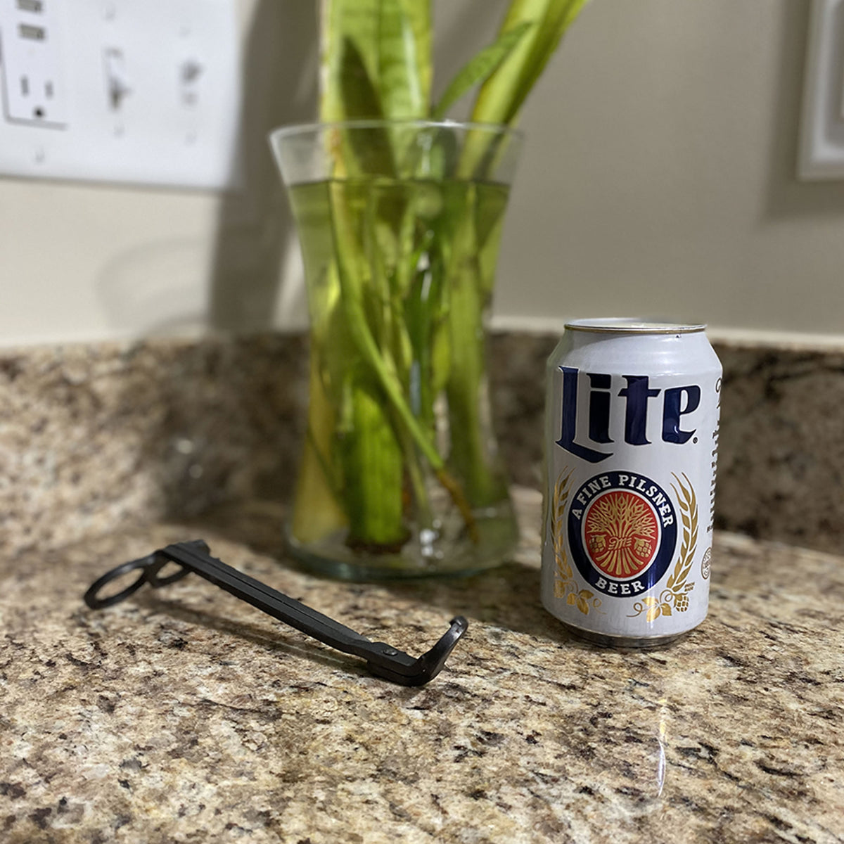 Miller Lite Upcycled Can Candle