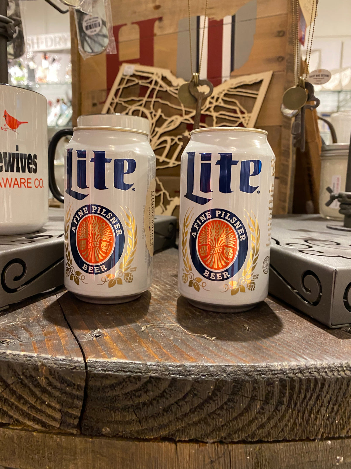 Miller Lite Upcycled Can Candle