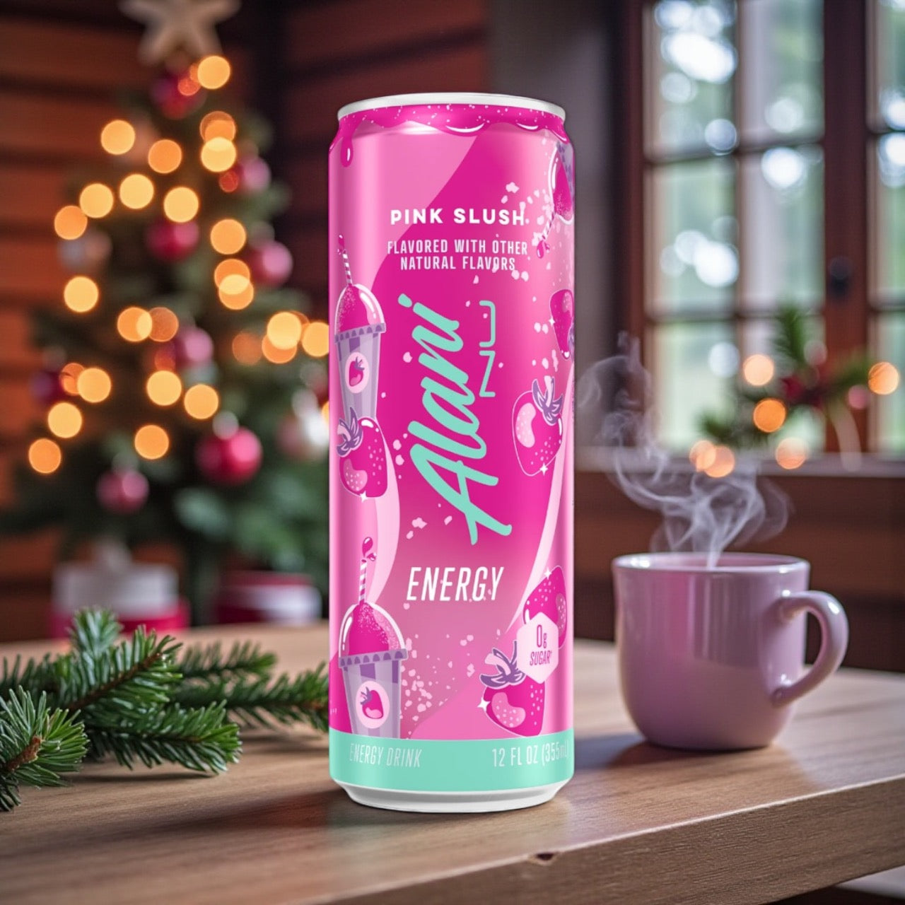 Alani Nu Pink Slush Upcycled Can Candle