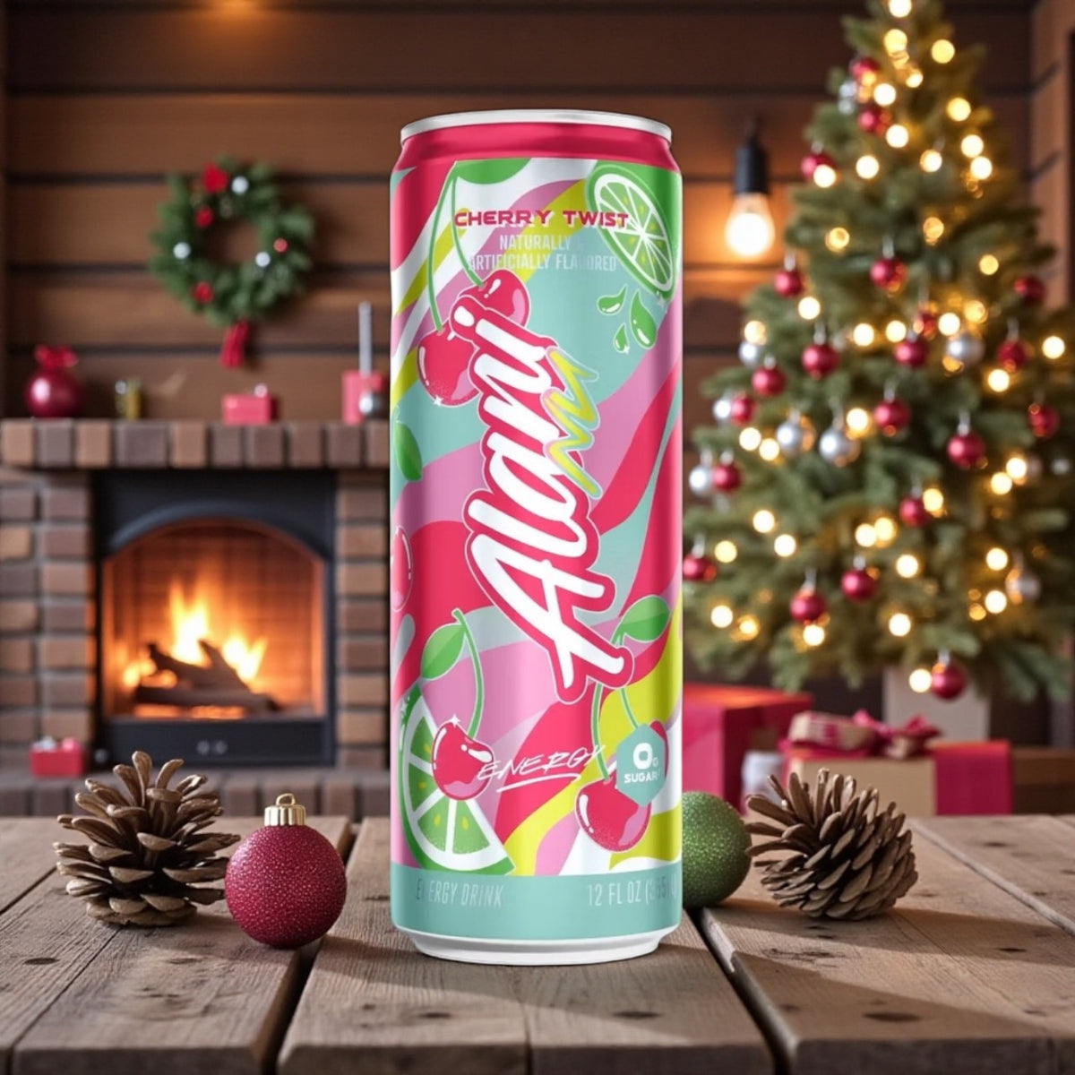 Alani Nu Cherry Twist Upcycled Can Candle