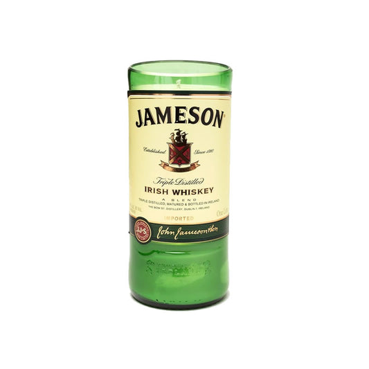 Jameson Irish Whisky Upcycled Liquor Bottle Candle