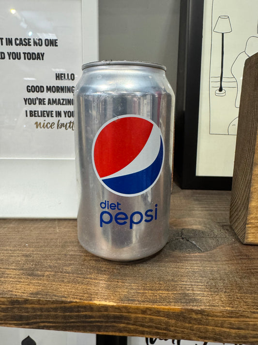 Diet Pepsi Upcycled Can Candle