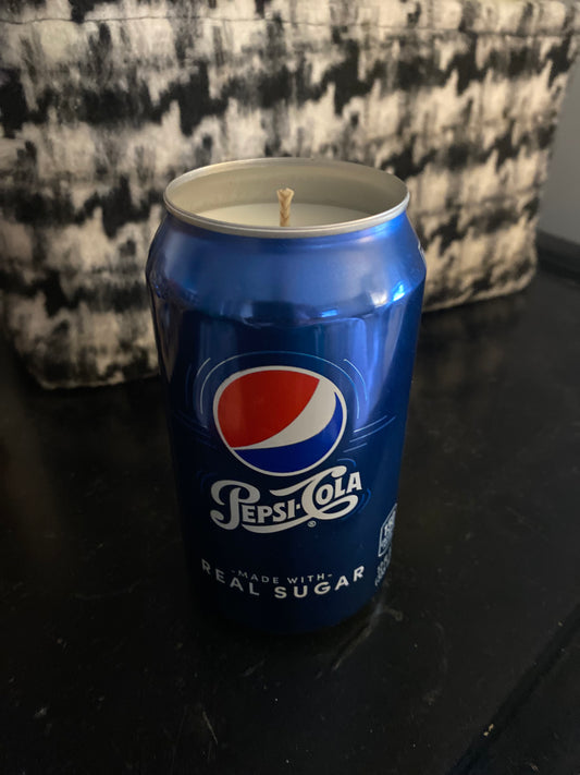Upcycled Pepsi Can Candle