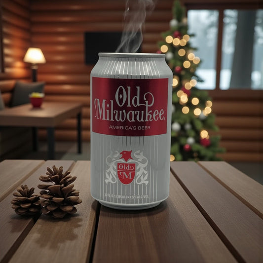 Old Milwaukee Upcycled Can Candle