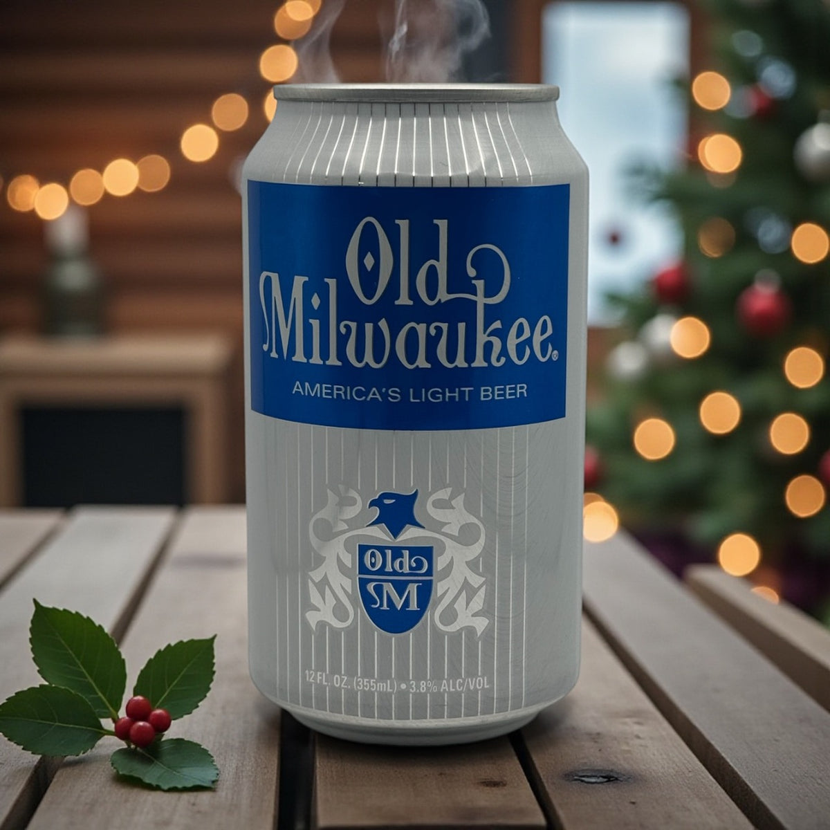 Old Milwaukee Light Upcycled Can Candle