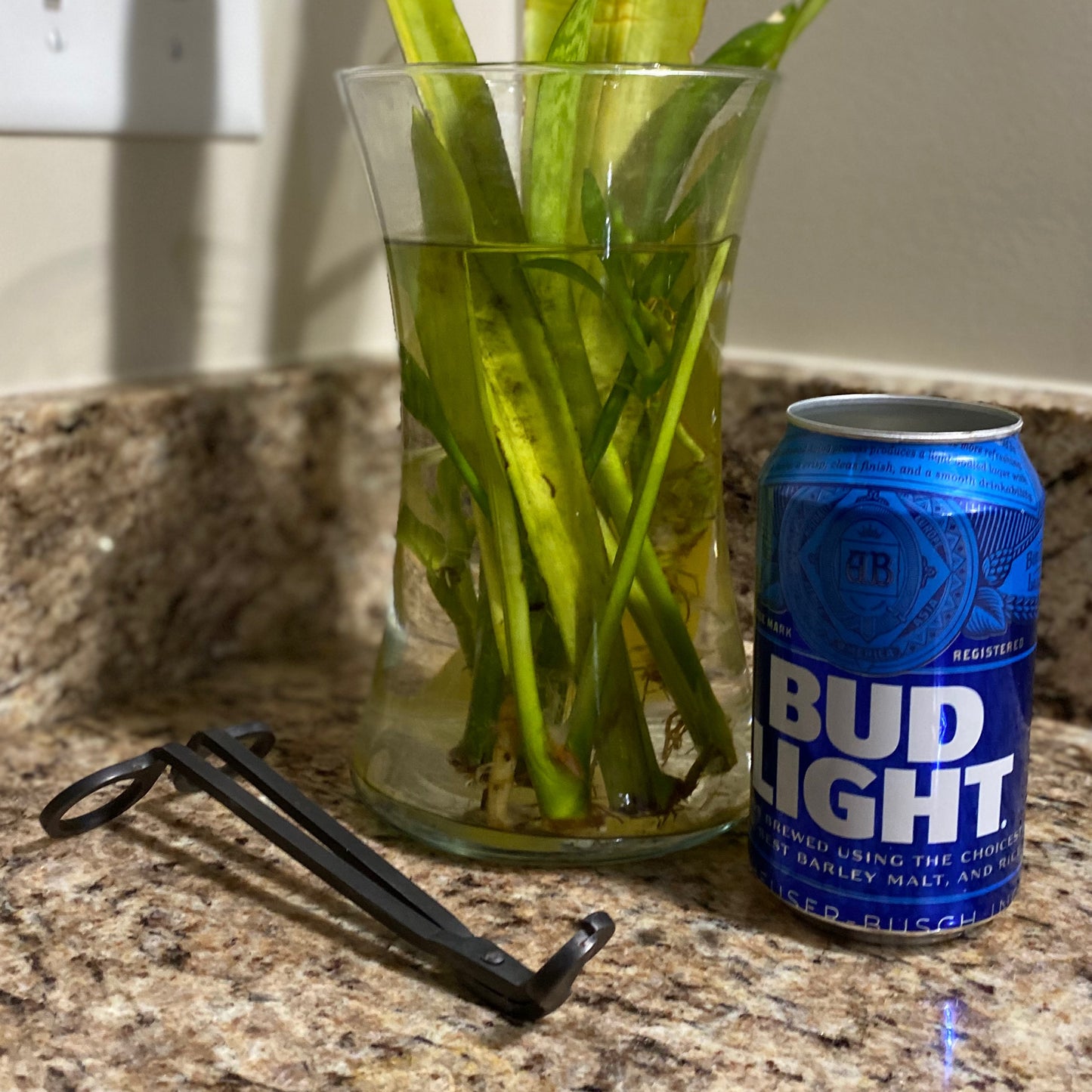 Bud Light Can Candle